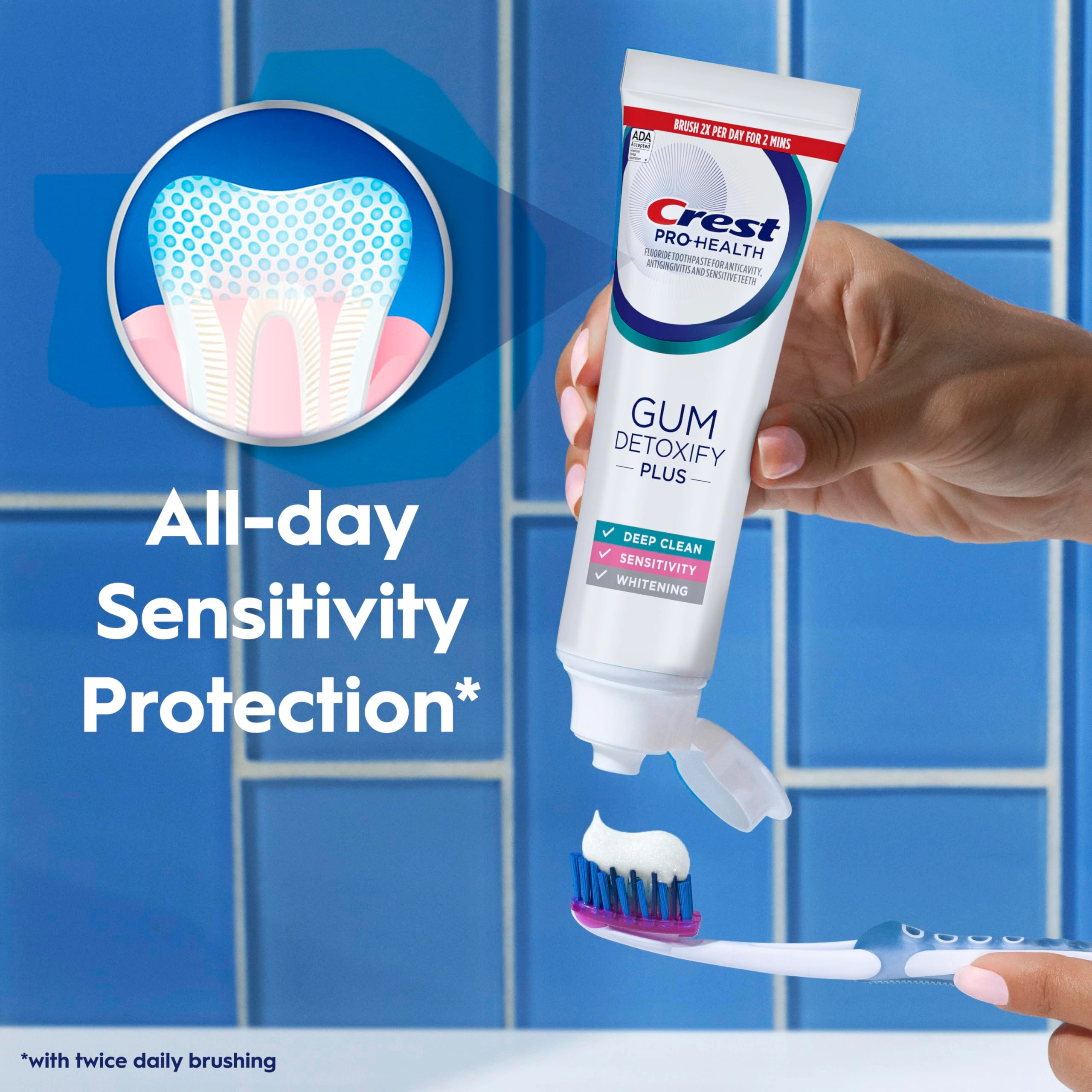 Gum Detoxify Plus Stennous Fluoride Toothpaste Adult 13.5 ounces