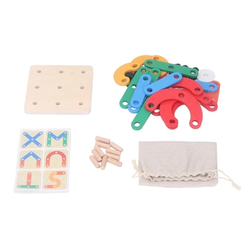 XO Puzzle Board Game - Wooden Basswood