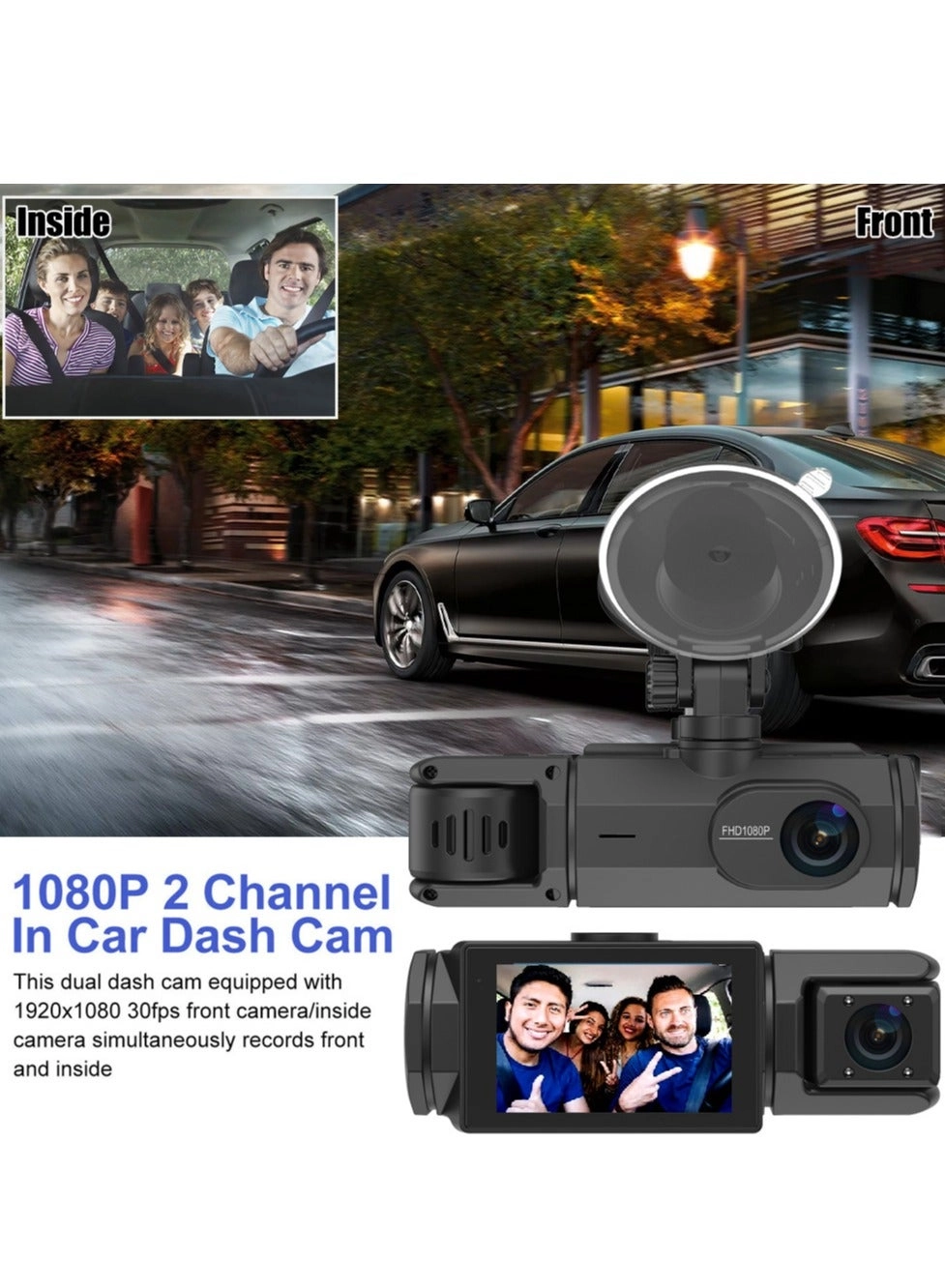 Dash Cam 1440P
