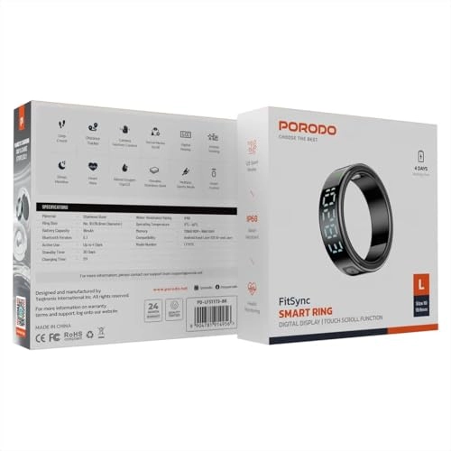 Health & Fitness Tracker Smart Ring - Sleep Heart Rate Daily Activity