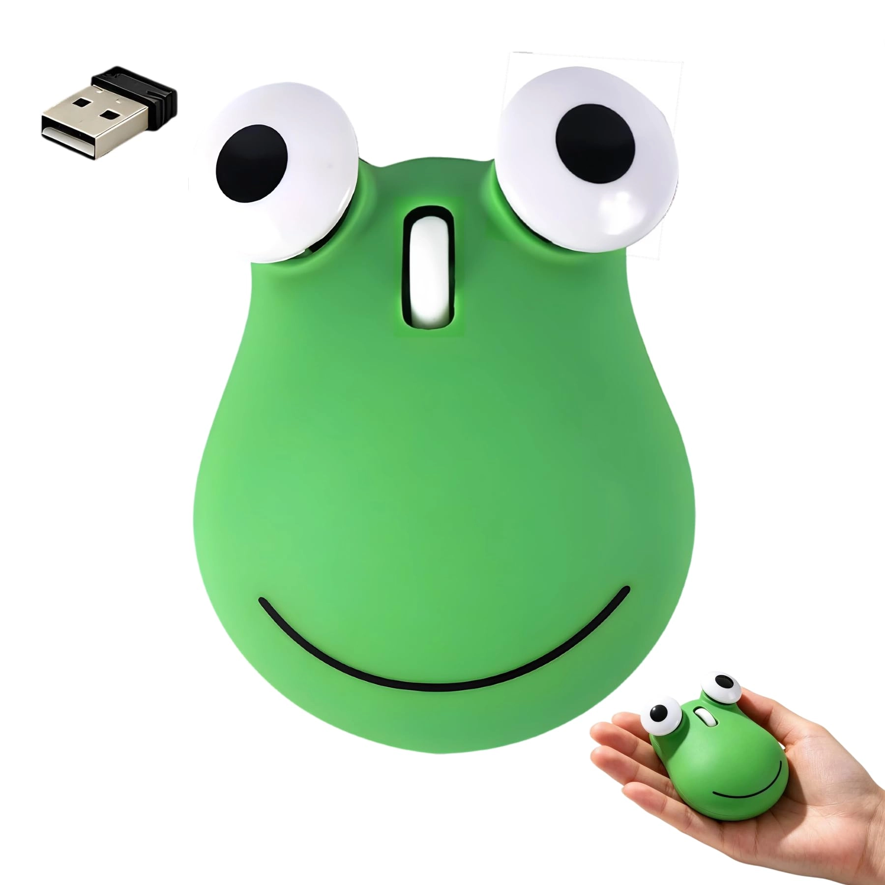 Justdfine Frog-Shaped Mouse - Bluetooth