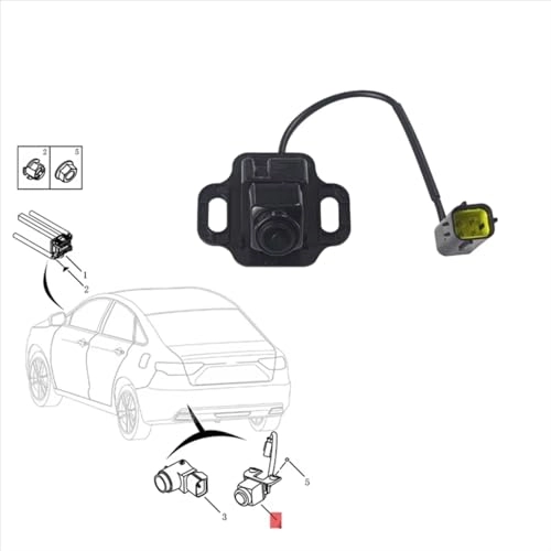 Rear View Camera - Compatible With Geely For Emgrand GL 2019 2020 2021 2022 2023 2024 1.5TD