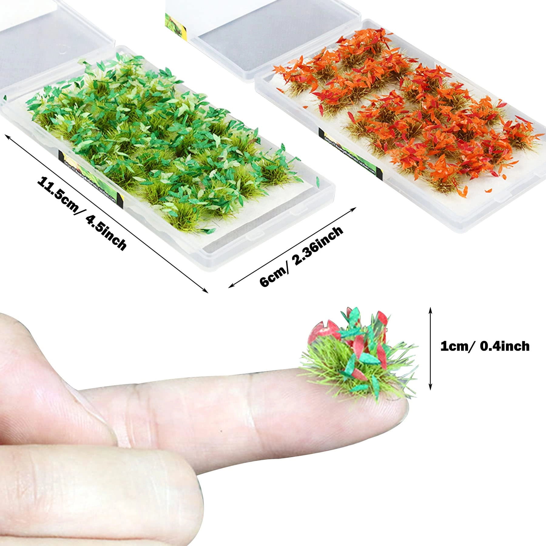 Static Grass Tuft - 2 pack of 48 PCS HO