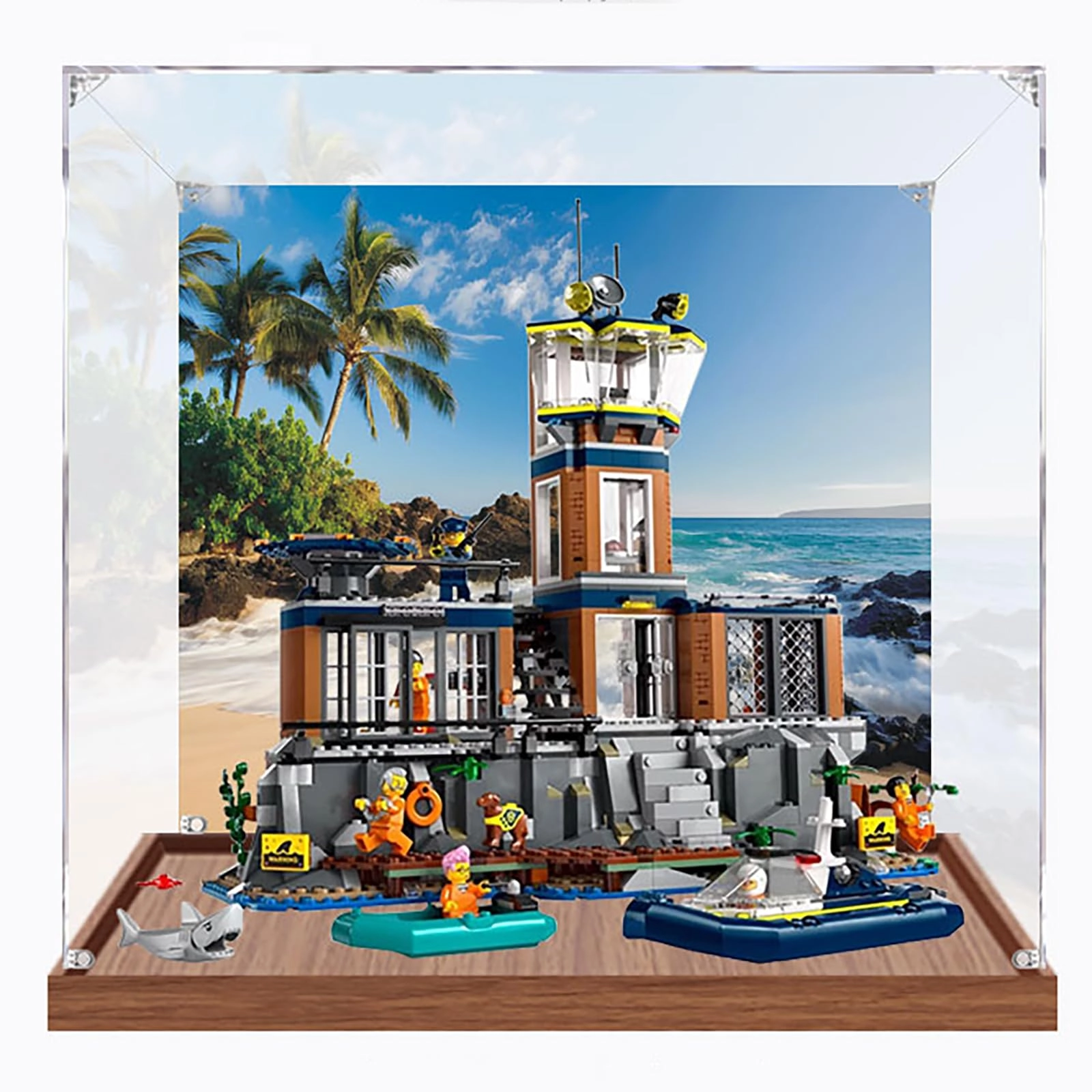 China Acrylic display box for LEGO 60419 - 50x25x40cm 3mm Transparent