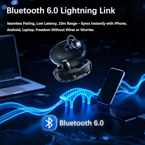 Open Ear Earbuds Wireless Earbud