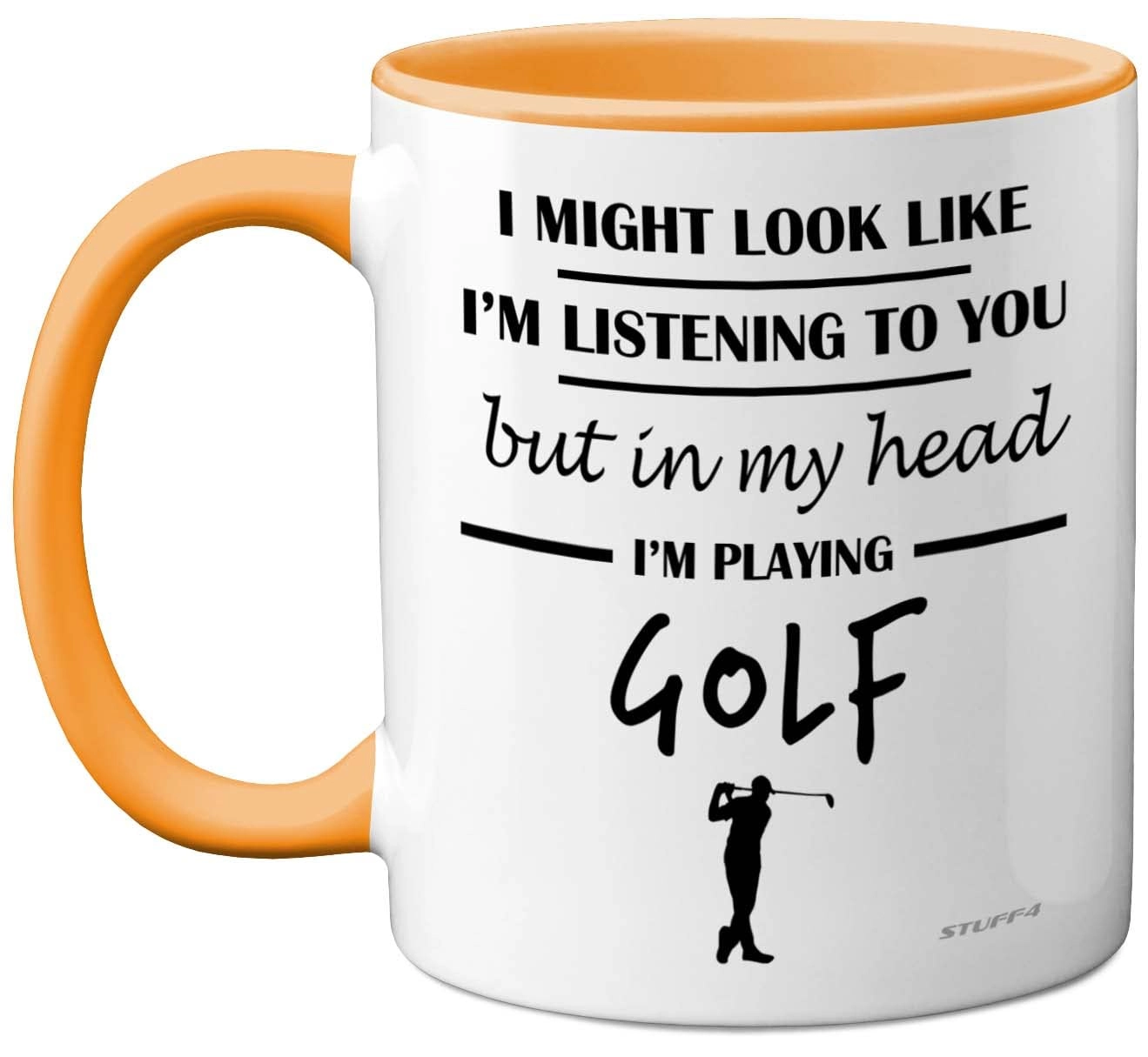 STUFF4 In My Head I'm Playing Golf Mug - 1 pcs