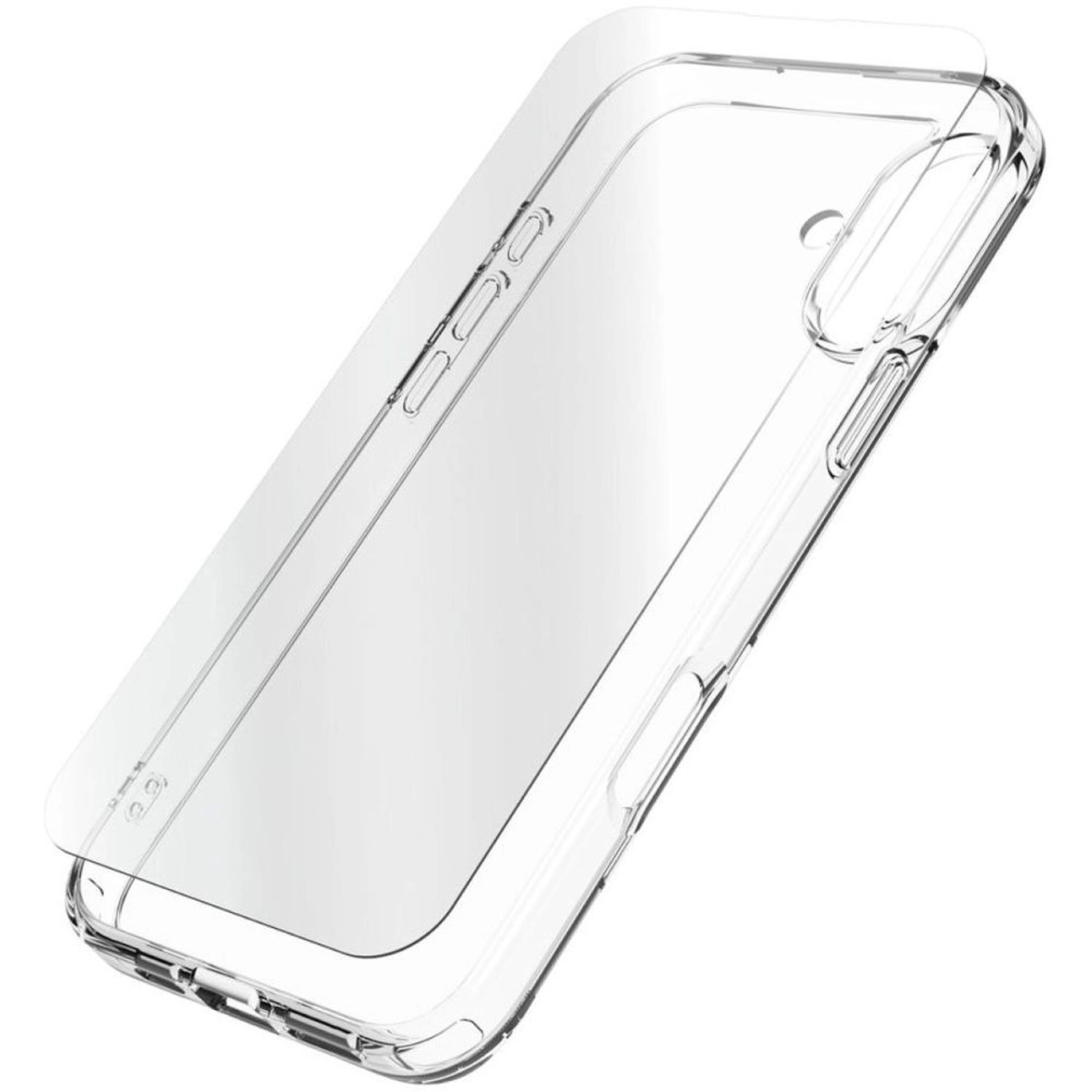 Glass Elite 360 Clear Case With Screen Protector for iPhone 16 Plus