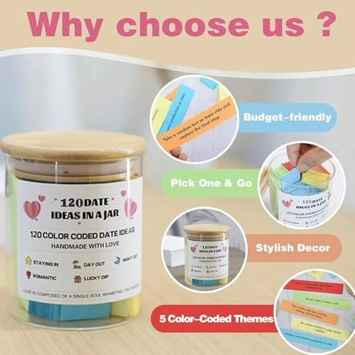 Date Ideas Jar - 120 English Adult