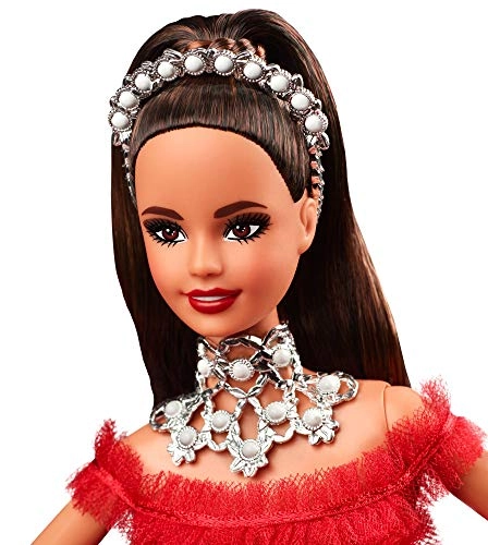 Barbie Holiday - Brunette Red Gown