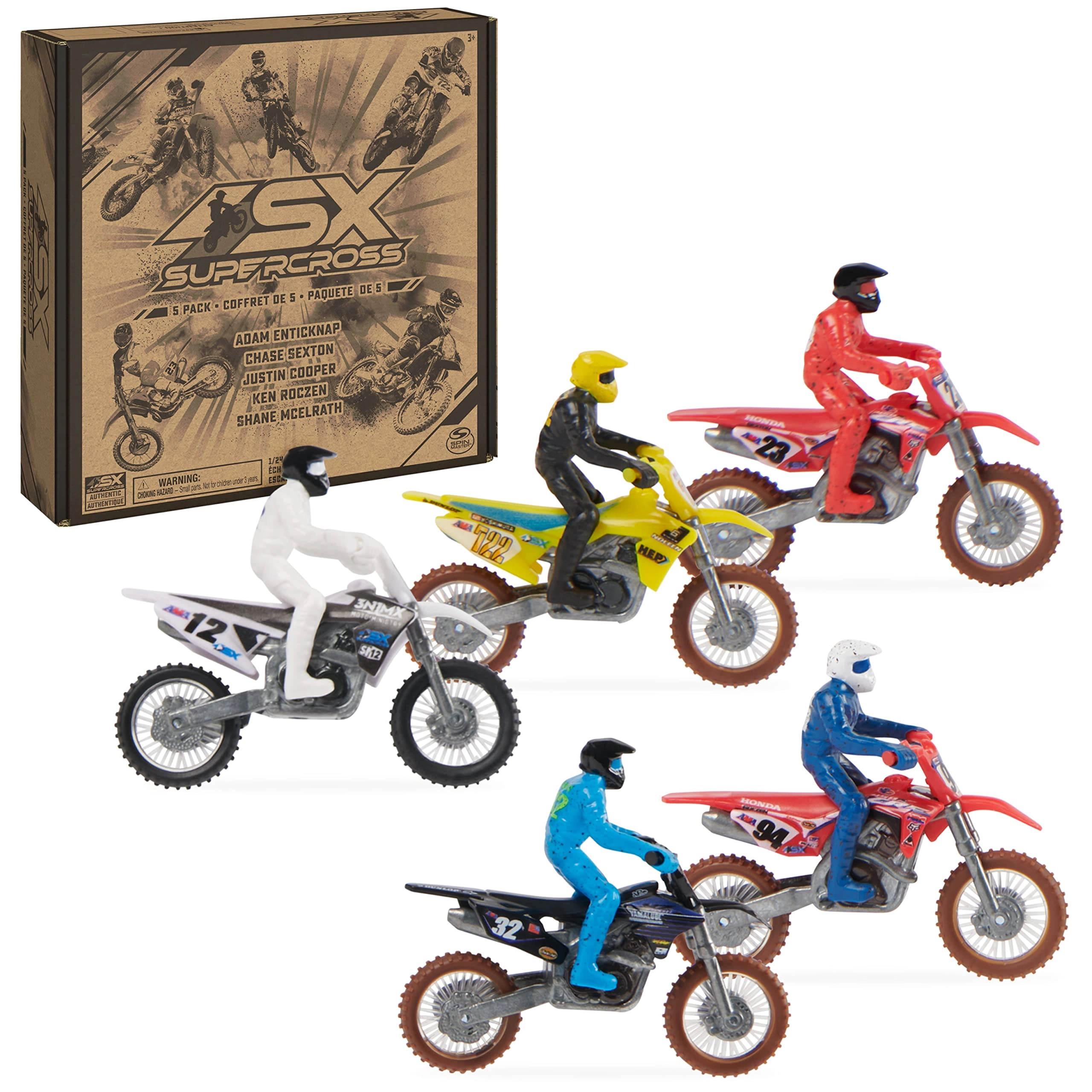 Spin Master Die-Cast Motorcycle - 1:24 5pcs