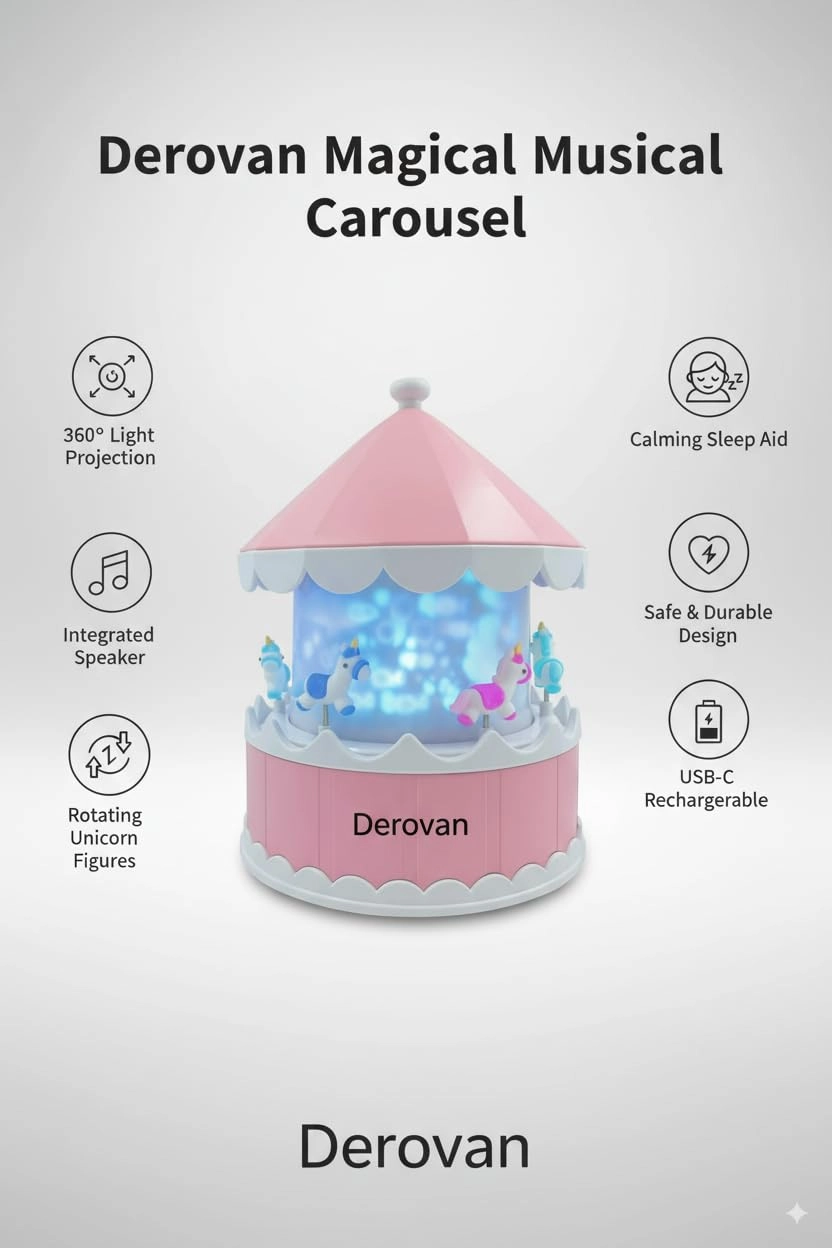 Starry Sky Projection Light - USB Rechargeable 8 LED Color Options