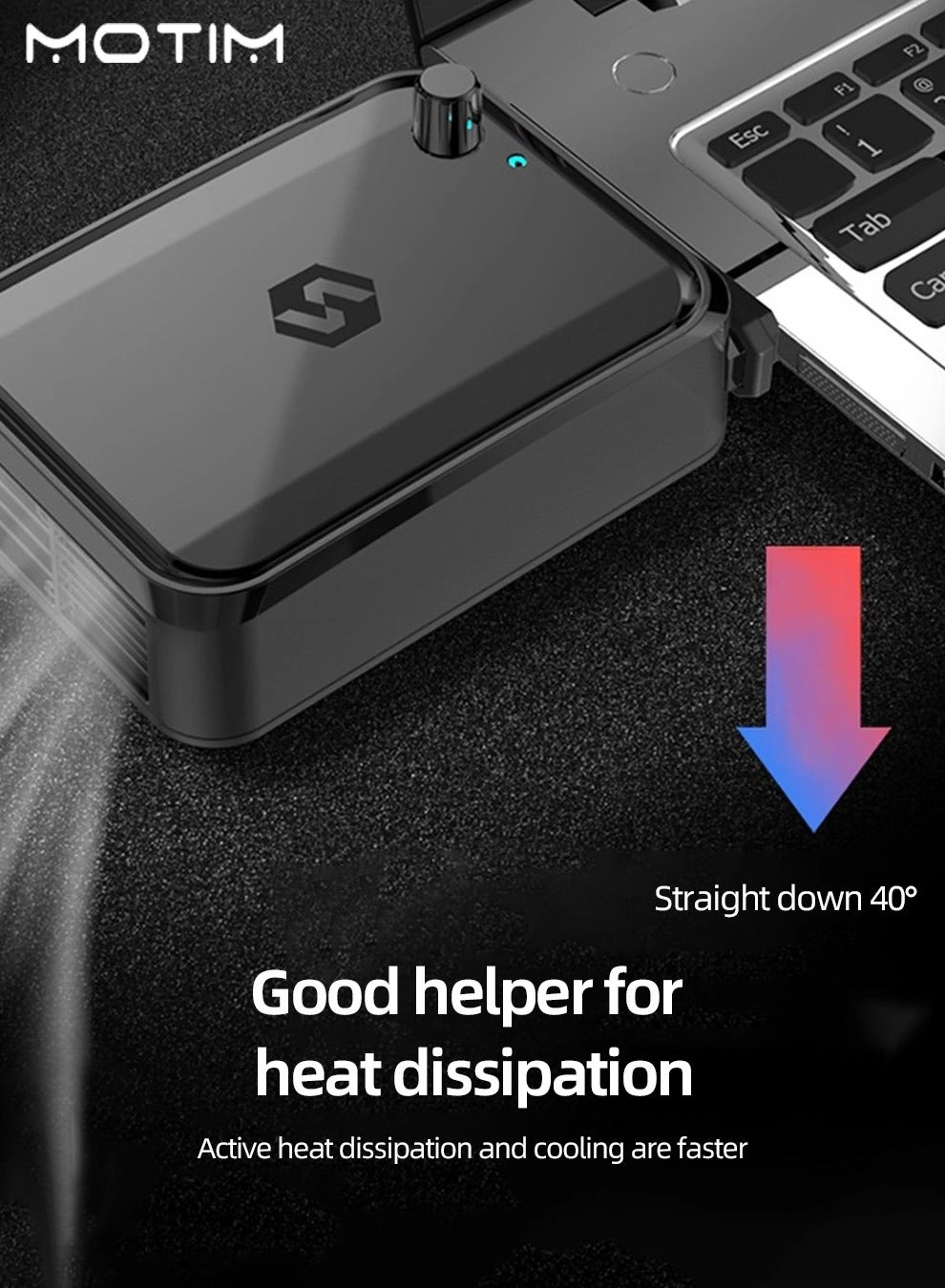 Laptop Cooler - 10 inch to 17 inch