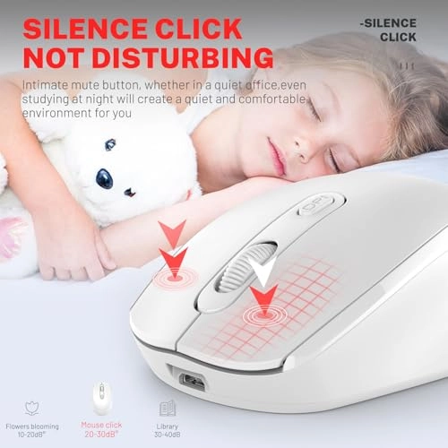 M107 Dual Mode Gaming Mouse - Bluetooth USB