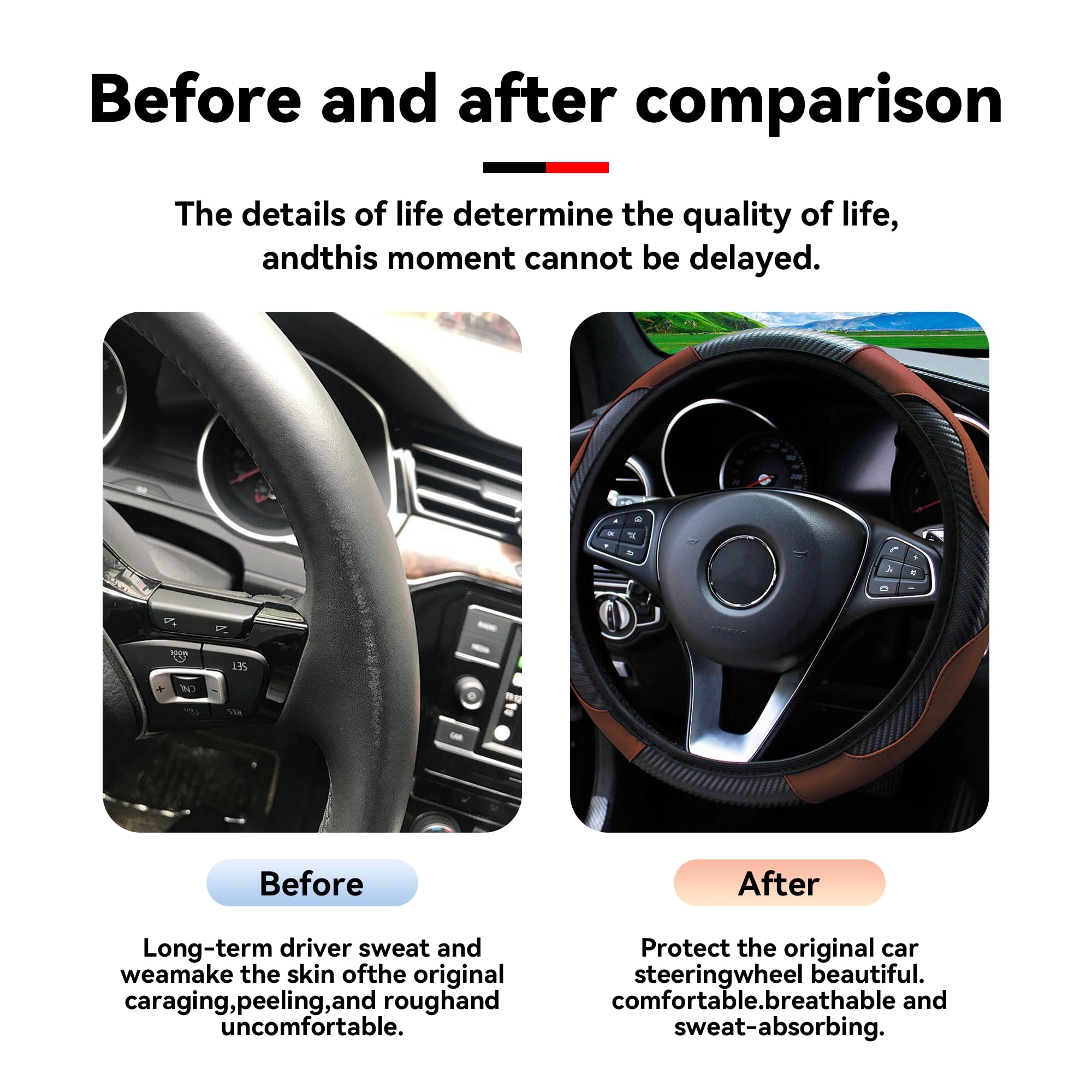 Car Steering Wheel Cover