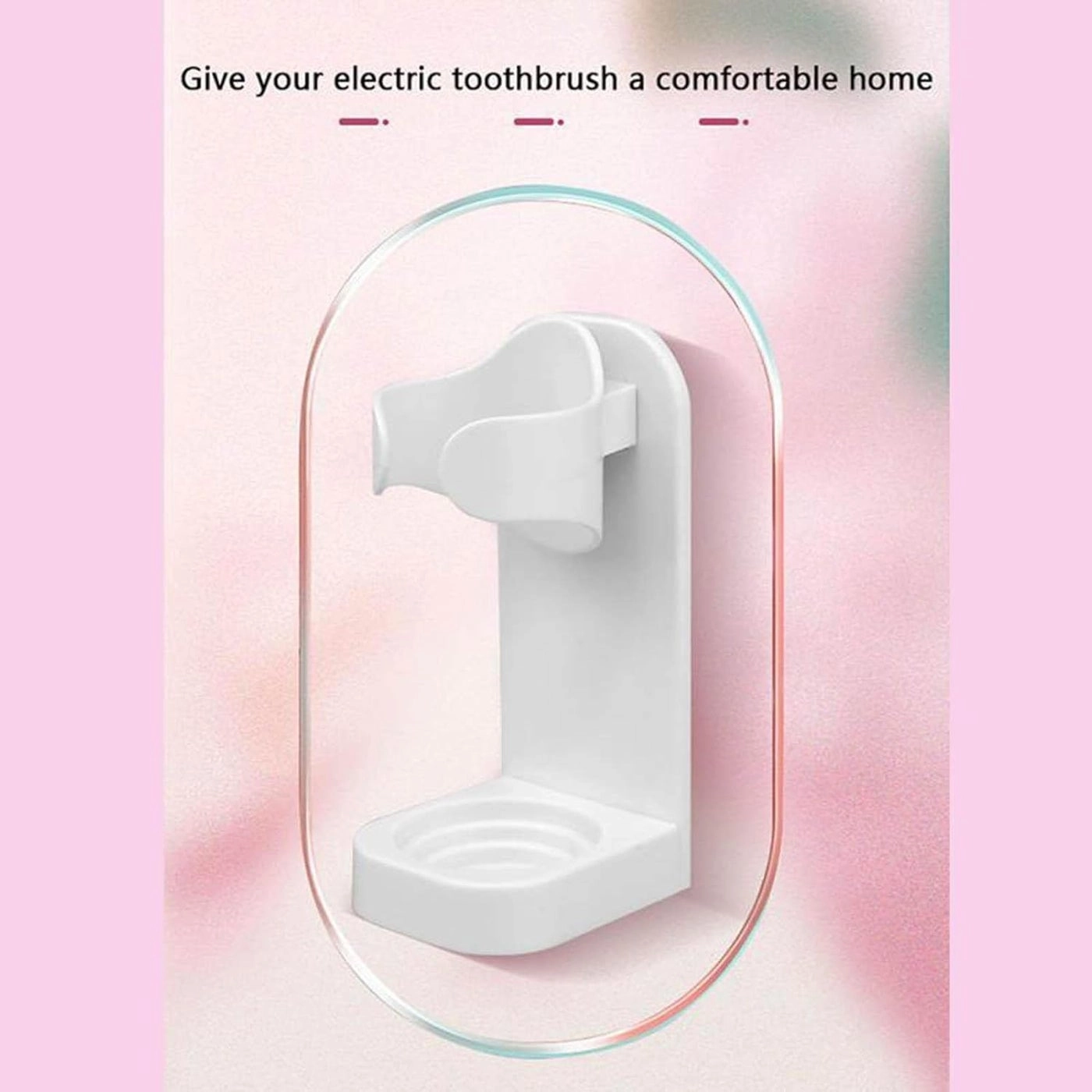 Toothbrush Wall Holder - Wall Mounted 2 Pcs