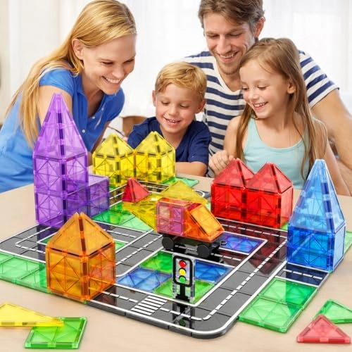 Magnetic Building Blocks - 100 pcs