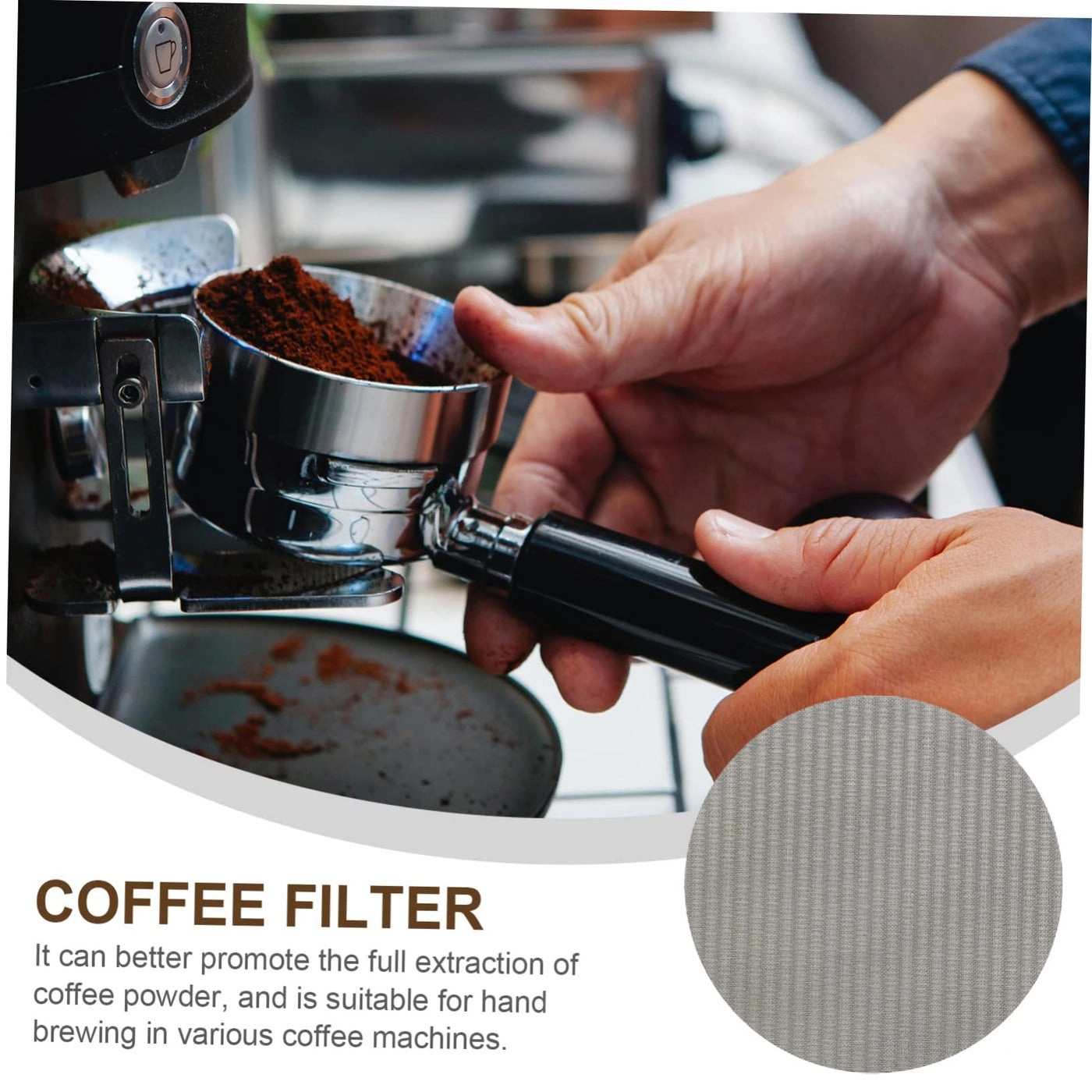 Espresso Filter Mesh Screen - Size 1 Stainless Steel