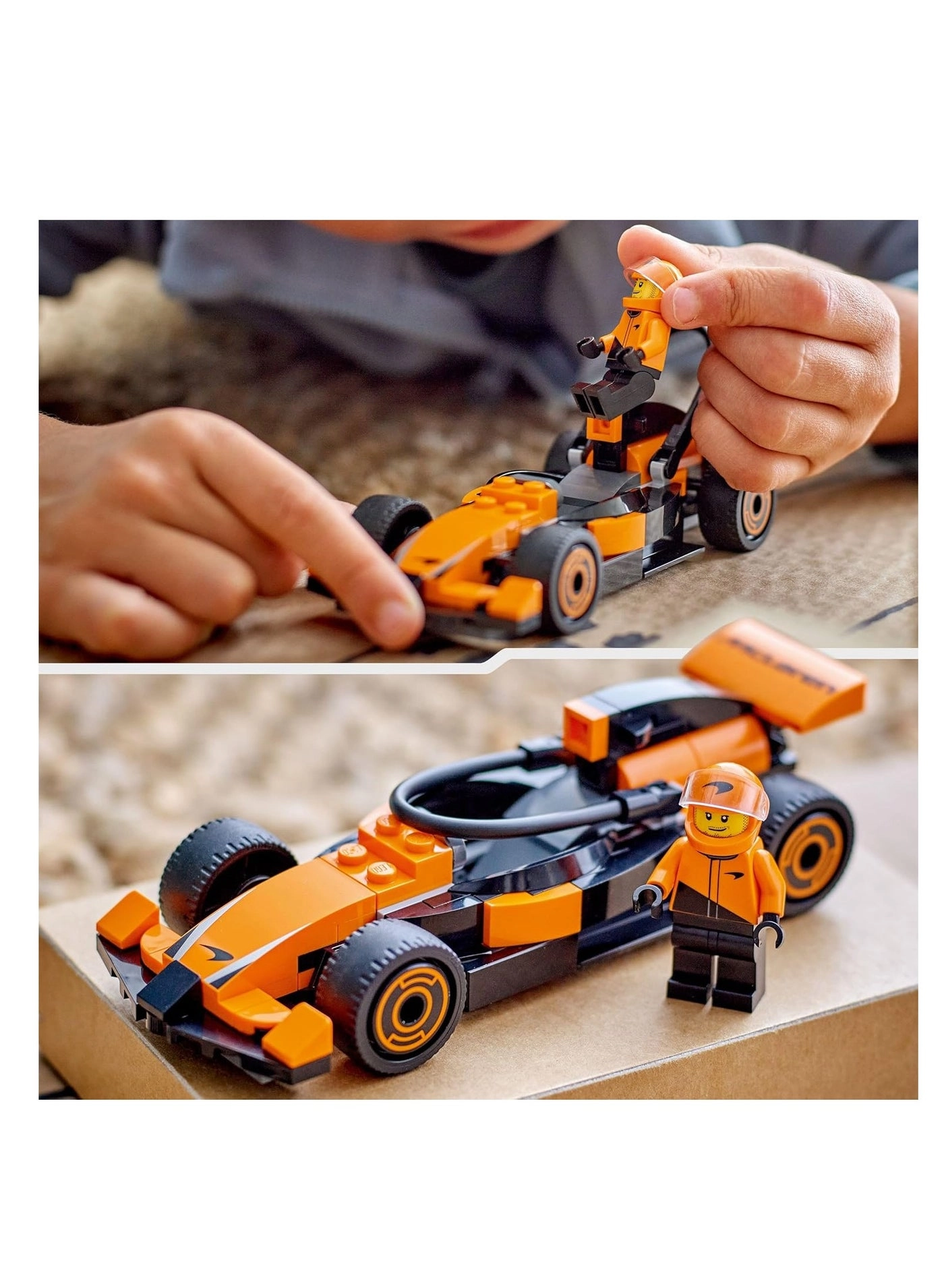 City F1 Driver With Mclaren Race Car (60442)
