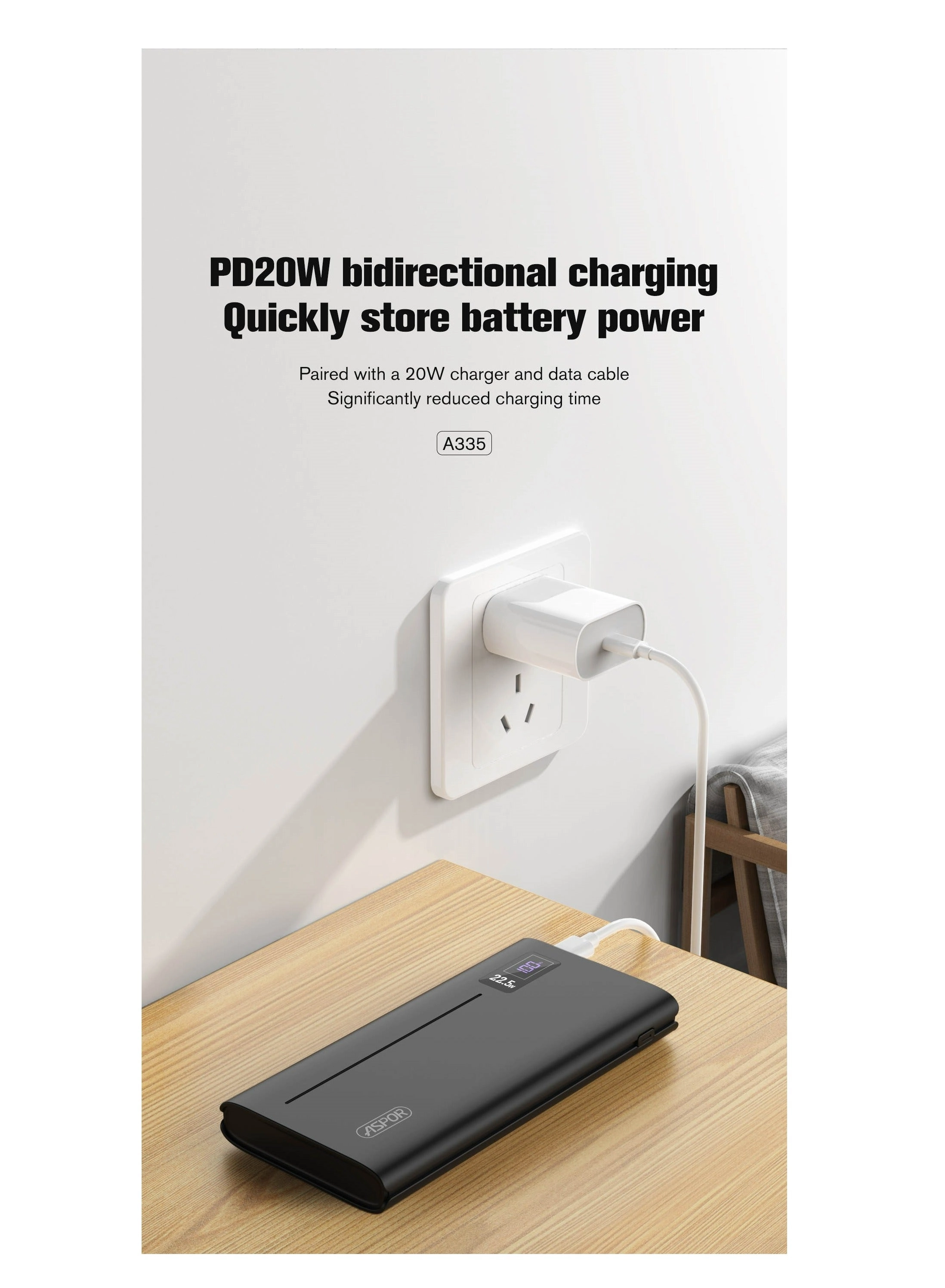 A335 - 10000 mAh 22.5 Watt