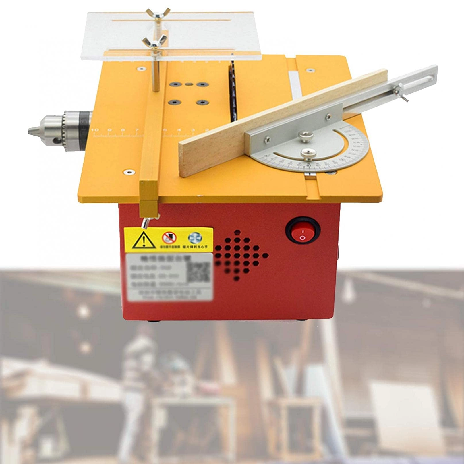 KUANDARMX mini table saw - 9000 RPM Yellow