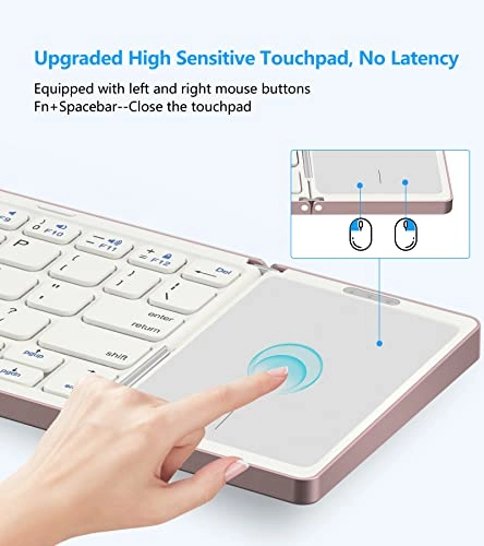 Foldable Bluetooth Keyboard - EN Wireless