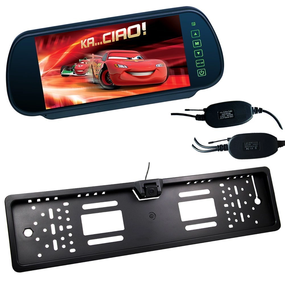 BW CROP 170 Degree Car Rear View Camera - Wireless 720 x 576 720 x 480