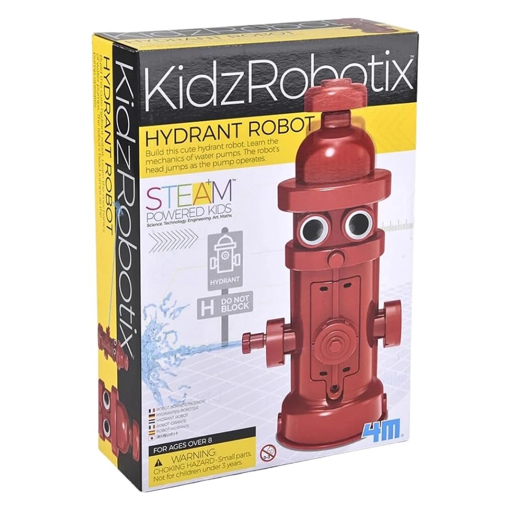 4M Kidzrobotix Hydrant Robot Kit - Robotics Mechanical Engineering 8 years+