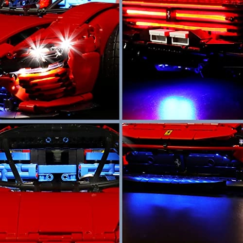 LED Light Set - Copper for LEGO Ferrari Daytona SP3 42143