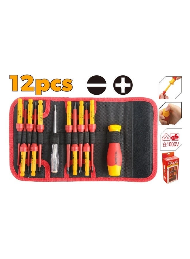 TOLSEN Vdeline Insulated Multi-Bit Screwdriver Set