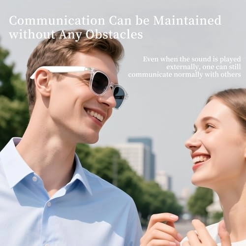 Bluetooth Audio Glasses - Anti-Blue Light Semi-Open-Ear IPX5 Waterproof