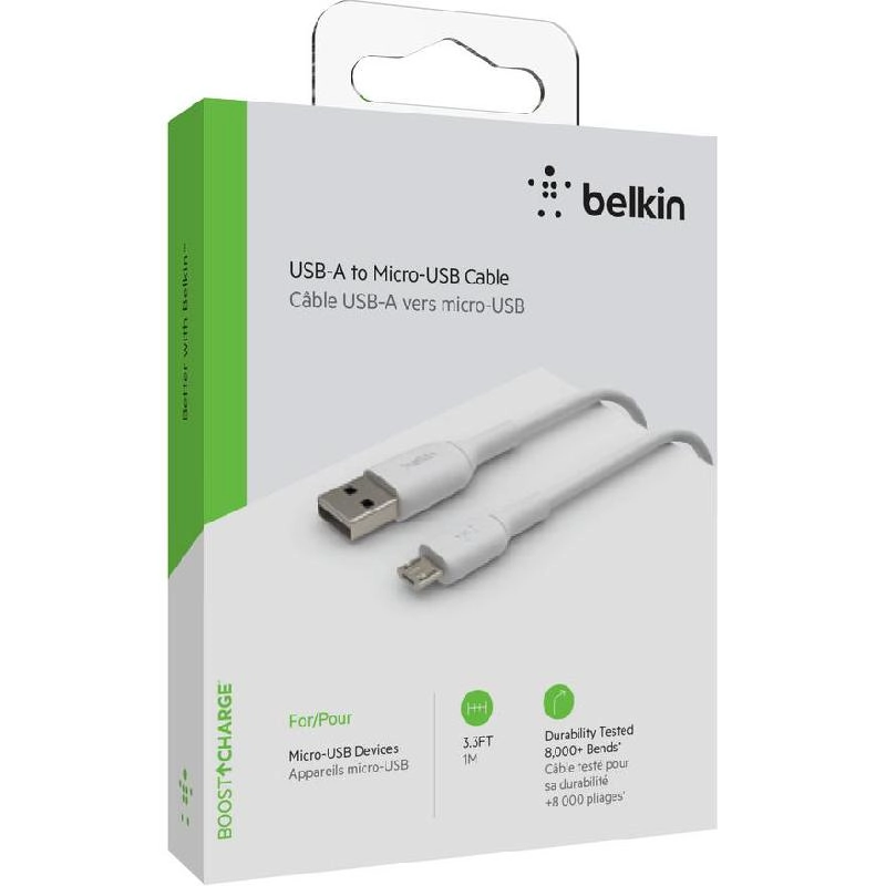 BoostCharge Cable USB 2.0 USB to Micro USB 1m