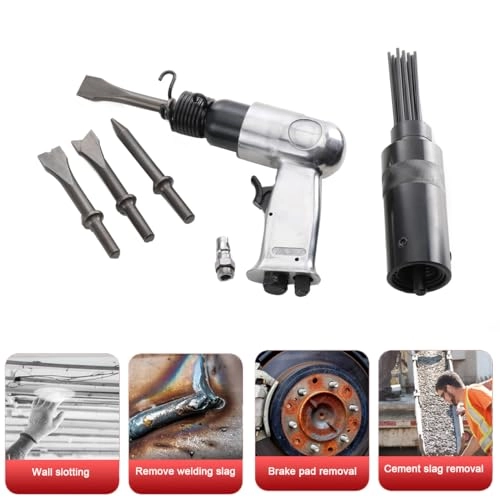 Compressed Air Hammer - 4-Piece Chisel Set 4500 RPM
