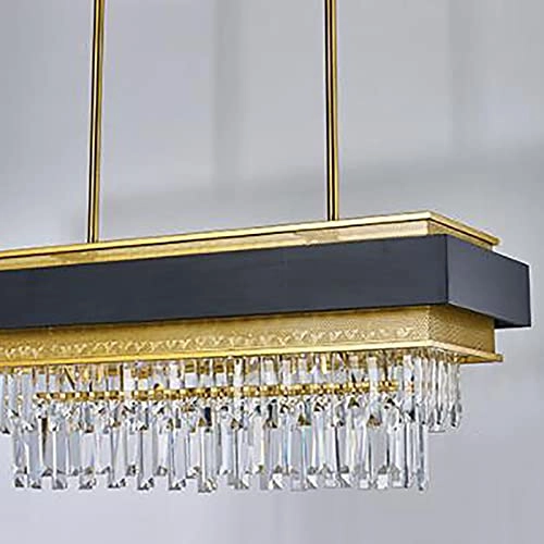 E14 Nordic Light Luxury Crystal Chandelier - Hanging Wire 100cm