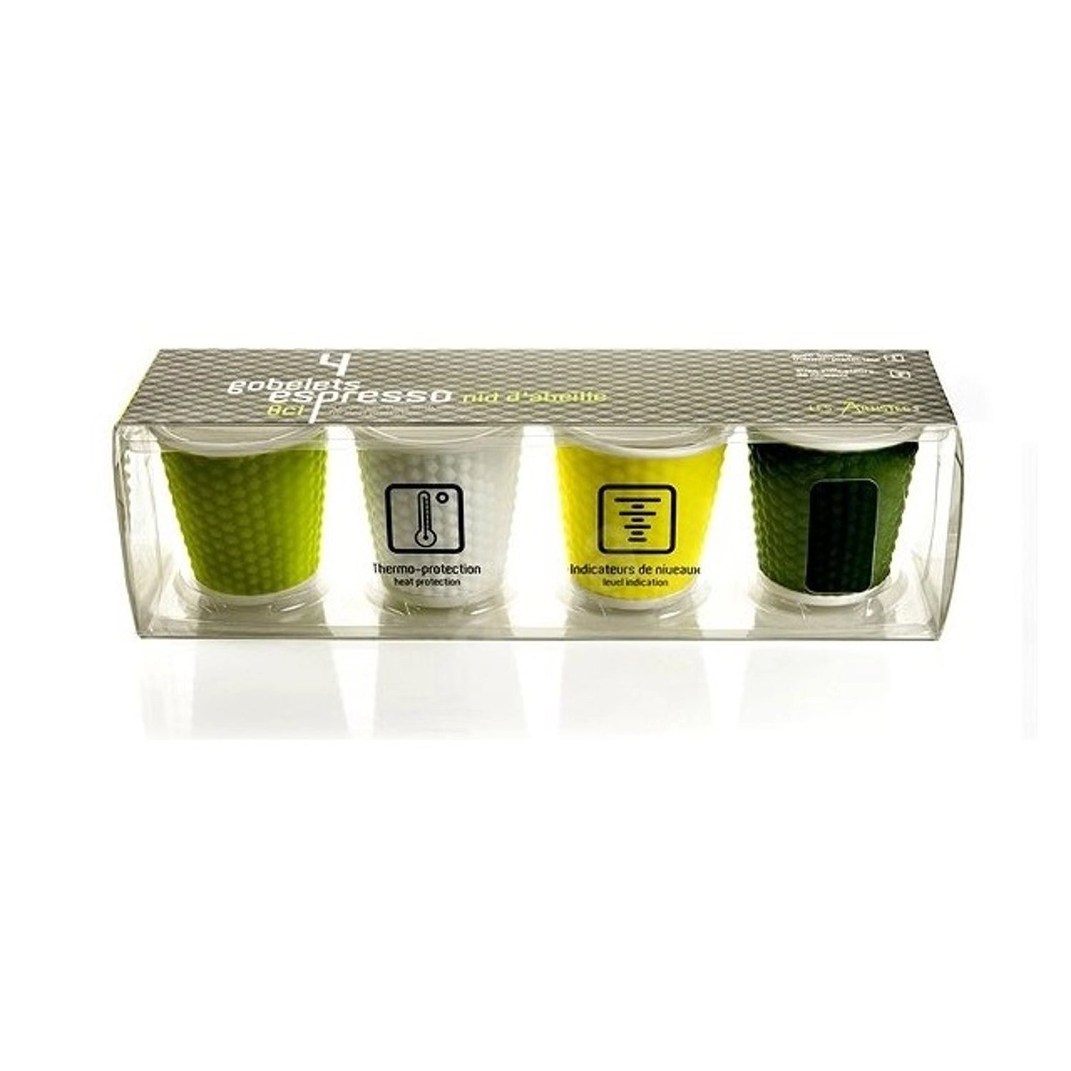 Les Artistes Espresso Cup Nature - 4 pcs Set