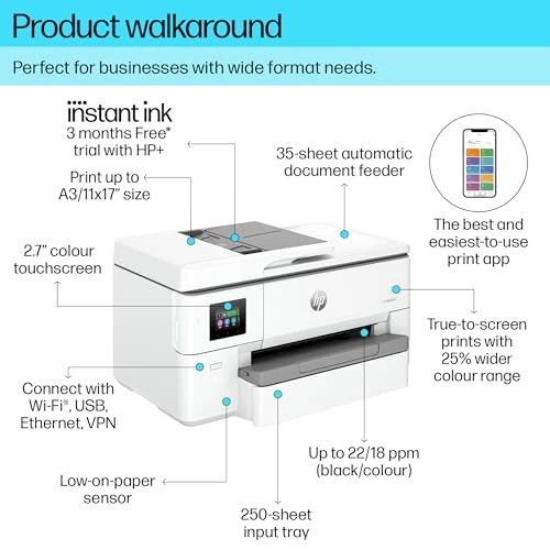 OfficeJet Pro 9720 - Inkjet Color