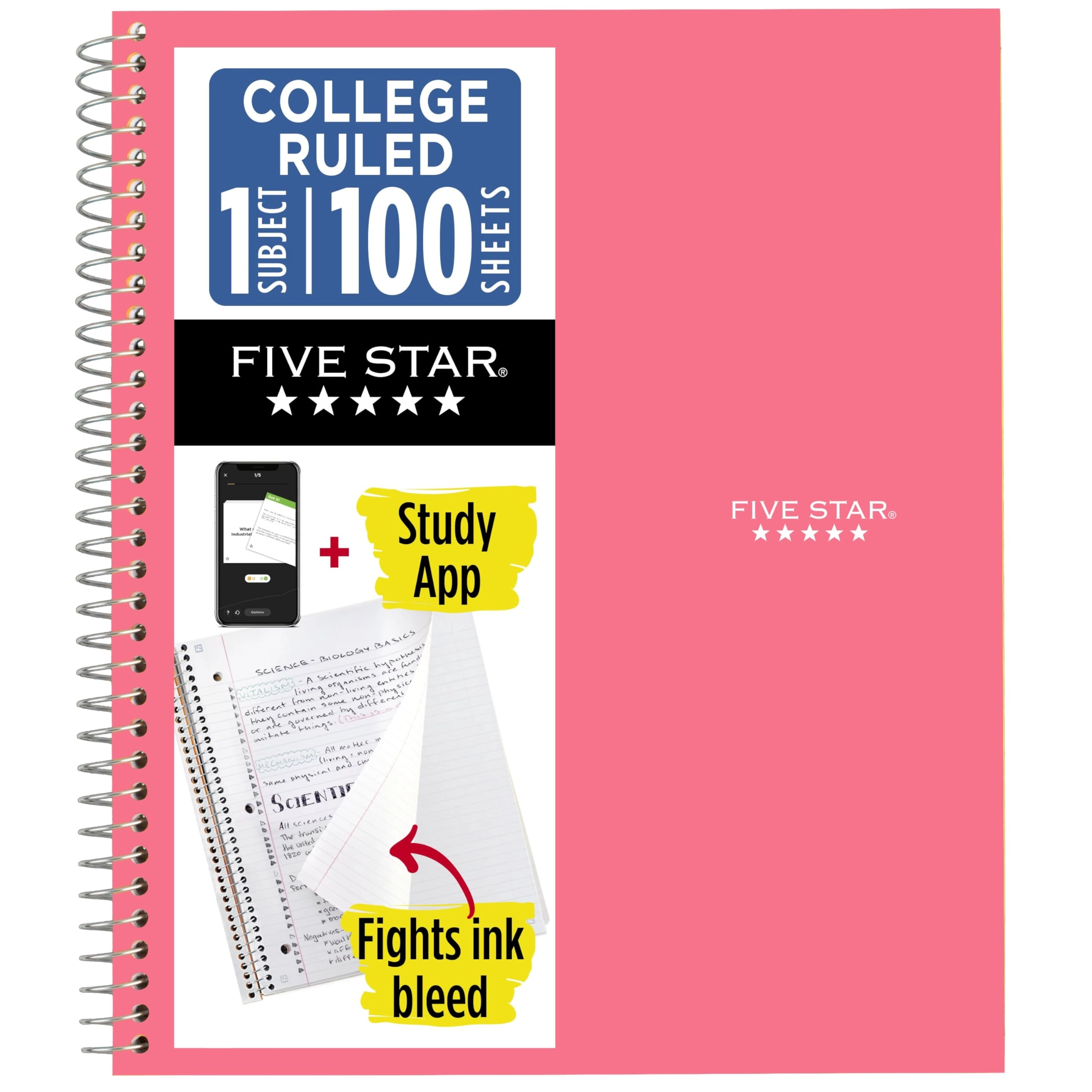Spiral Notebook 8-1/2" x 11" Spiral - Lined 100 Sheets