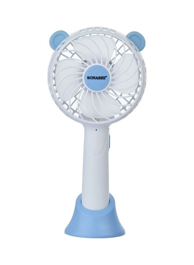 SonashiUAE Rechargeable Mini Fan - 4 Inch 2 Speeds 5V USB