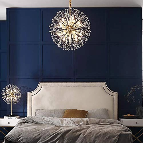 Dandelion Art Chandelier - Copper 24 Heads 77*77cm