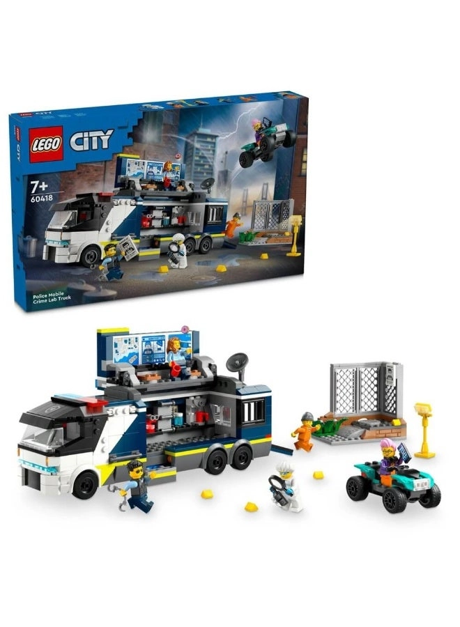 City Police Mobile Crime Lab Truck (60418)