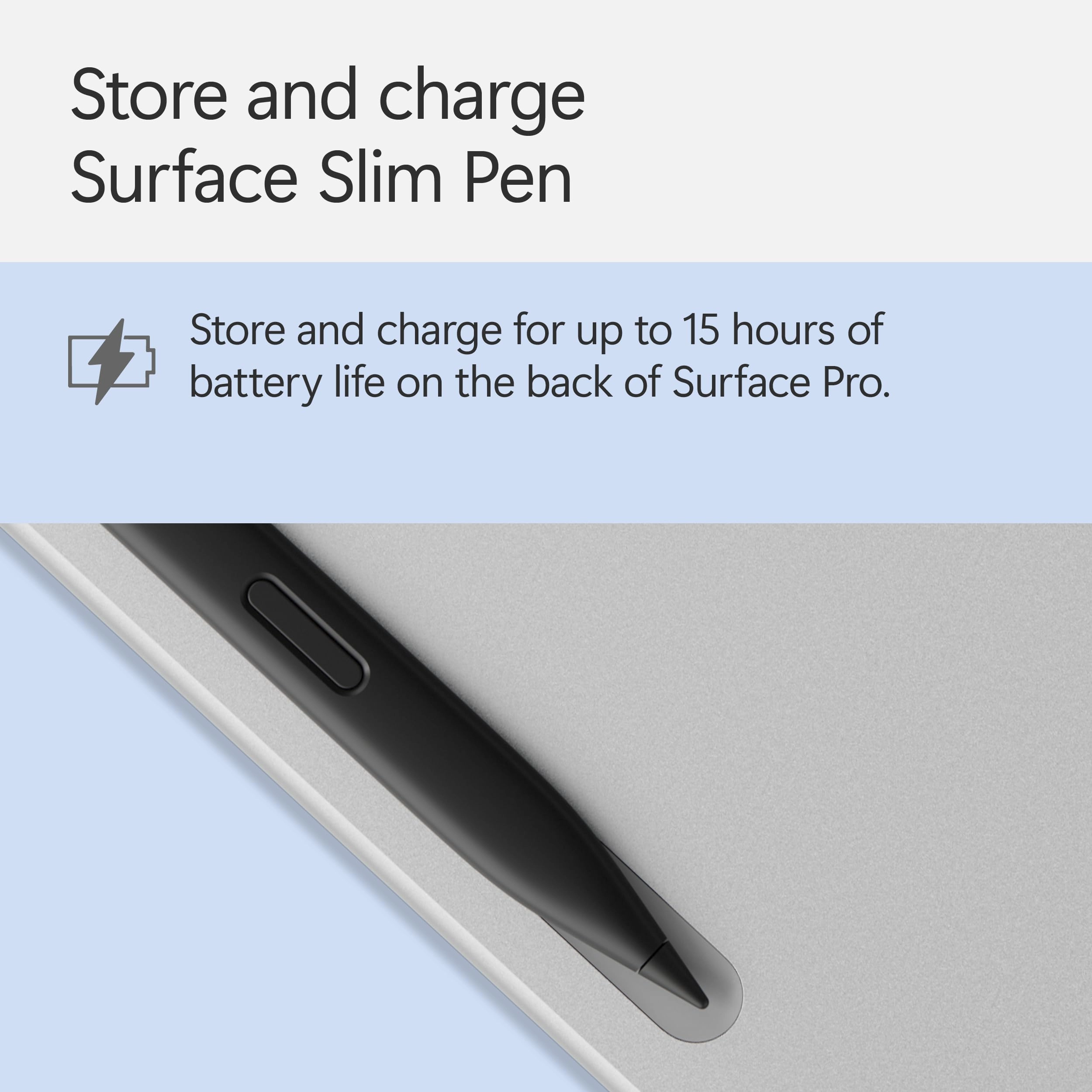 Surface Pro Keyboard - QWERTY Wired + Slim Pen 2
