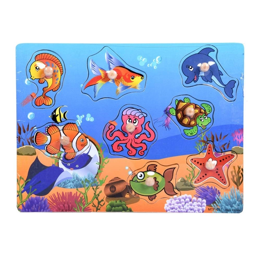 Wooden Nail Hand Grasping Board - 3 years and up 1 pieces