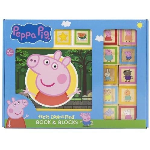 Pi Kids Peppa Pig First Look and Find Wood Book