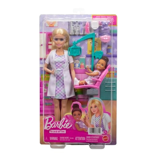 Barbie Dentist - Blonde Blue Dress Ages 3+