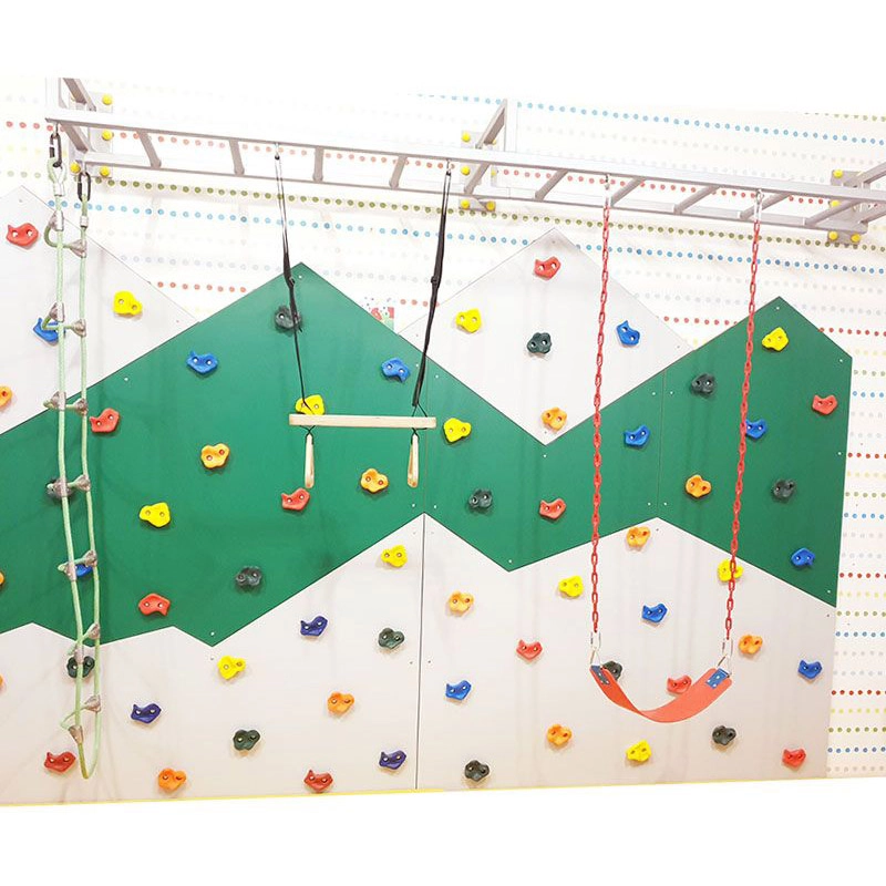 Mountain Climbing Wall with Ladder - 370 x 50 x 240 cm Suitable for 4 years and above