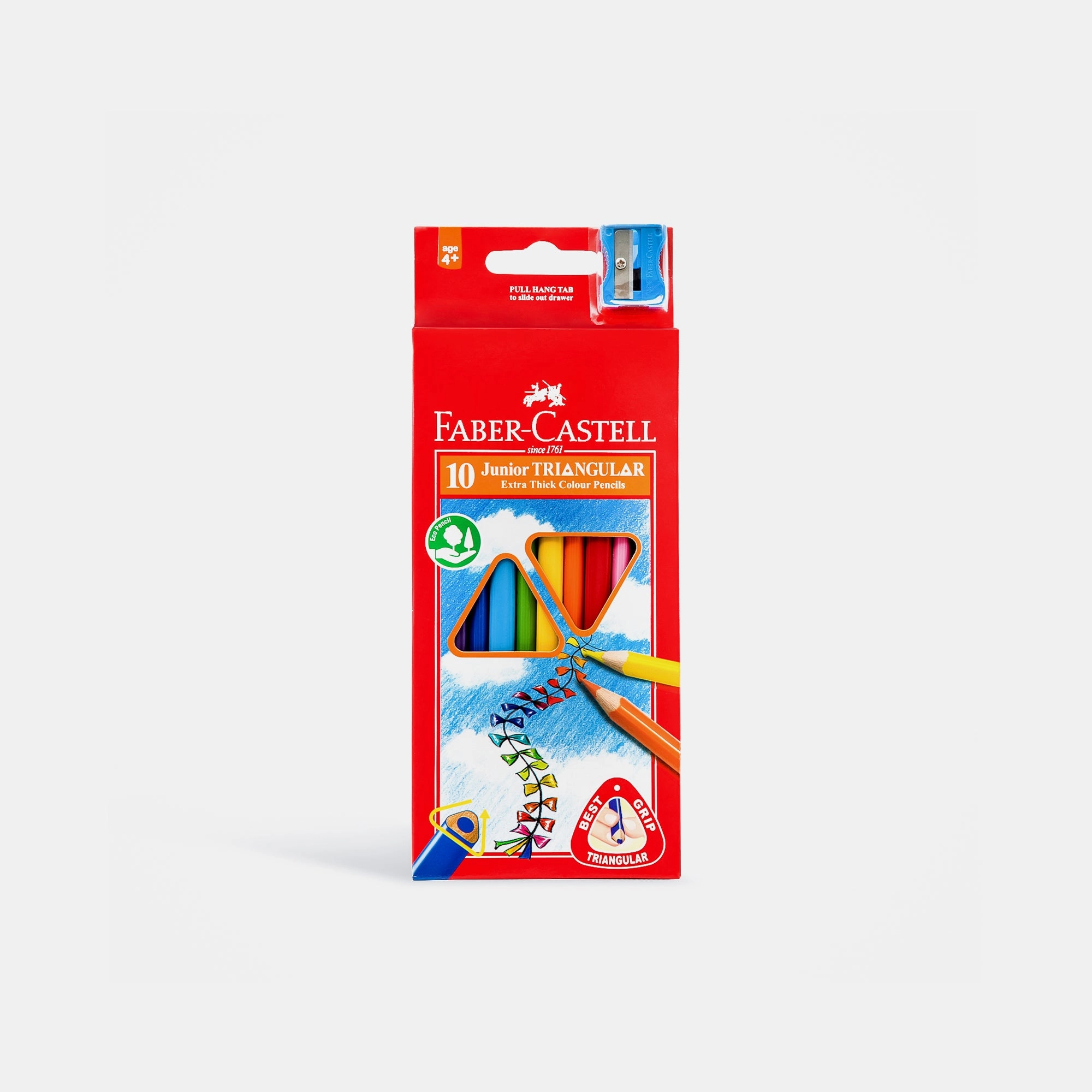 Faber-Castell Junior Tri Colour Pencils - 10 Colours
