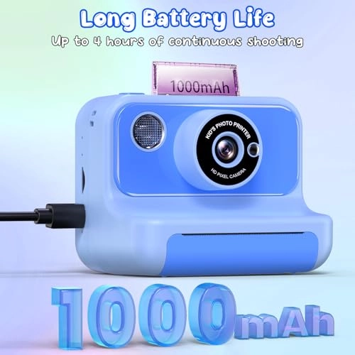 H3 - Kids Instant Print Camera Purple