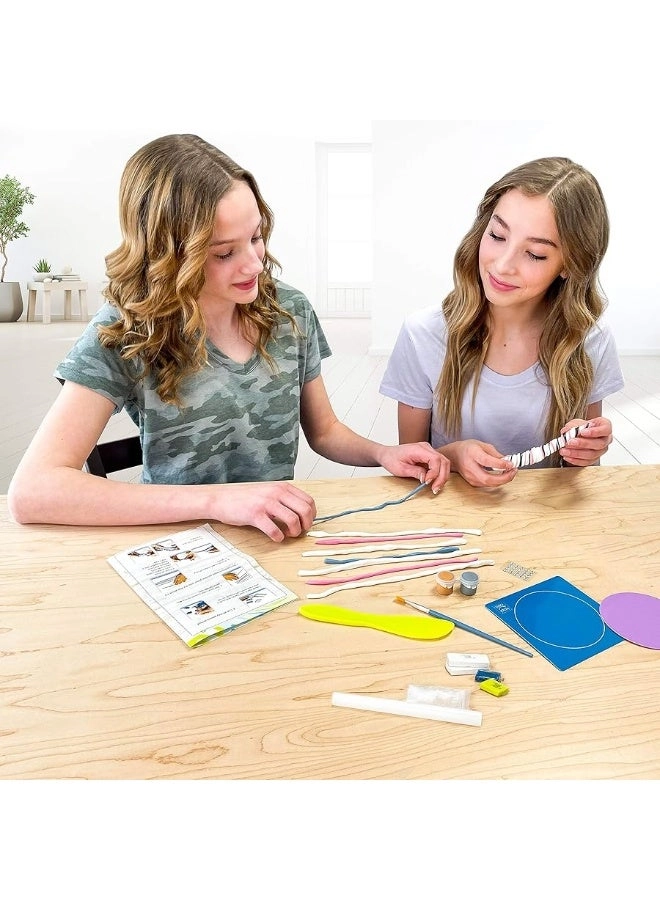 Make Your Own Clay Jewelry Dish Craft Kit - 3 Dishes Ages 8-12