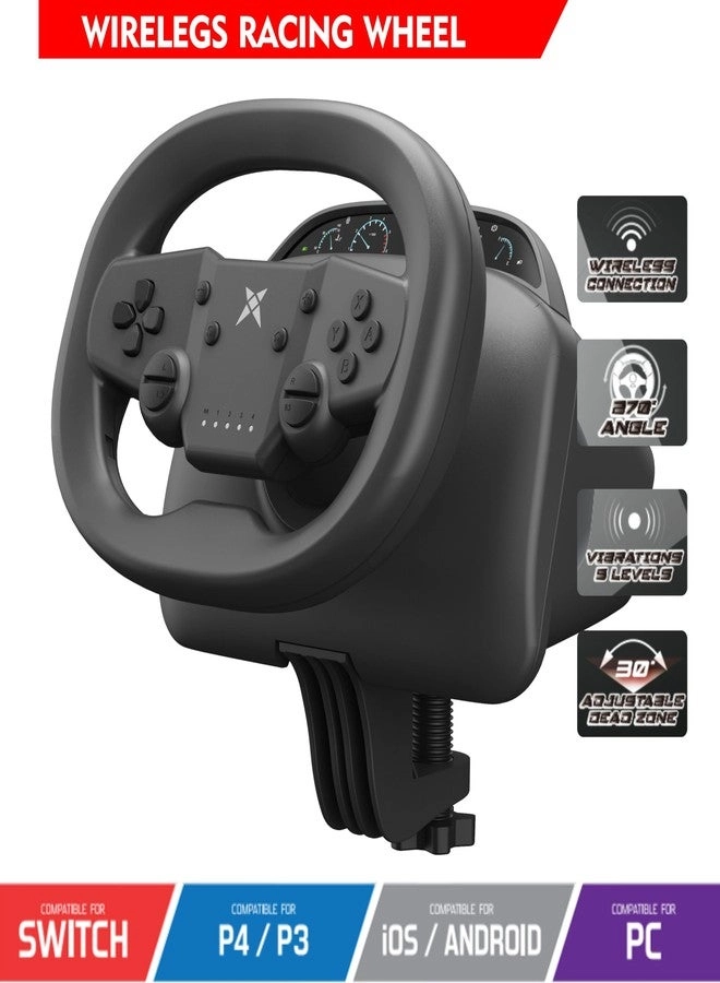 R270 Racing Wheel & Pedals - PC PS3 PS4 XBOX ONE XBOX 360 Nintendo Switch Android
