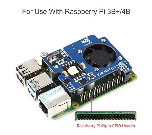 PoE HAT (D) - 37V ~ 57V DC in IEEE 802.3af PoE