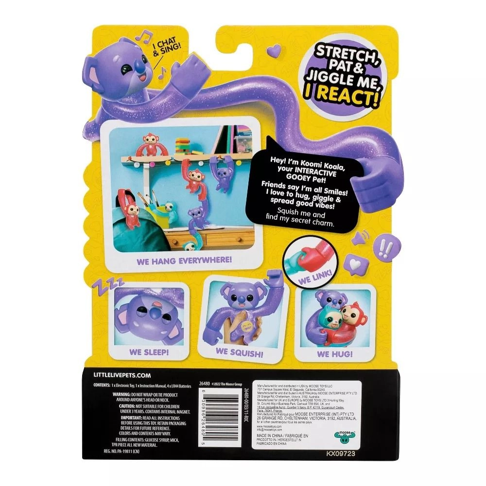 Hug n' Hang Zoogooz - Koomi Koala - 70+ Sounds